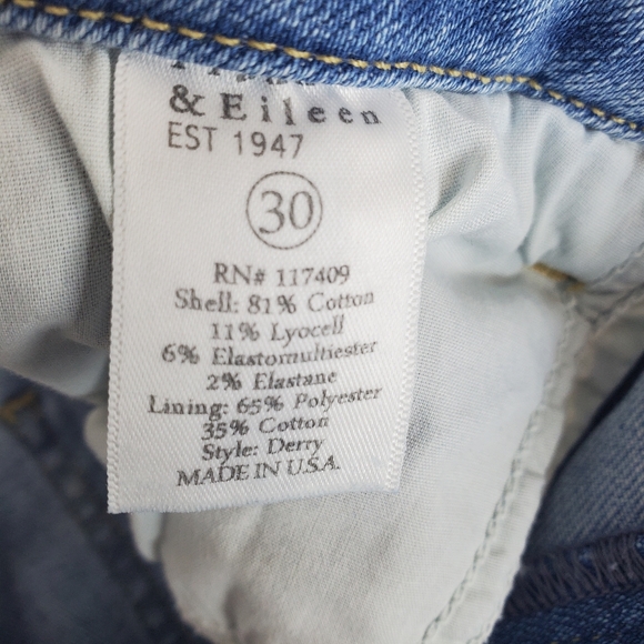 Frank & Eileen Derry Pant in Classic Blue Wash Size 30 - Picture 10 of 16